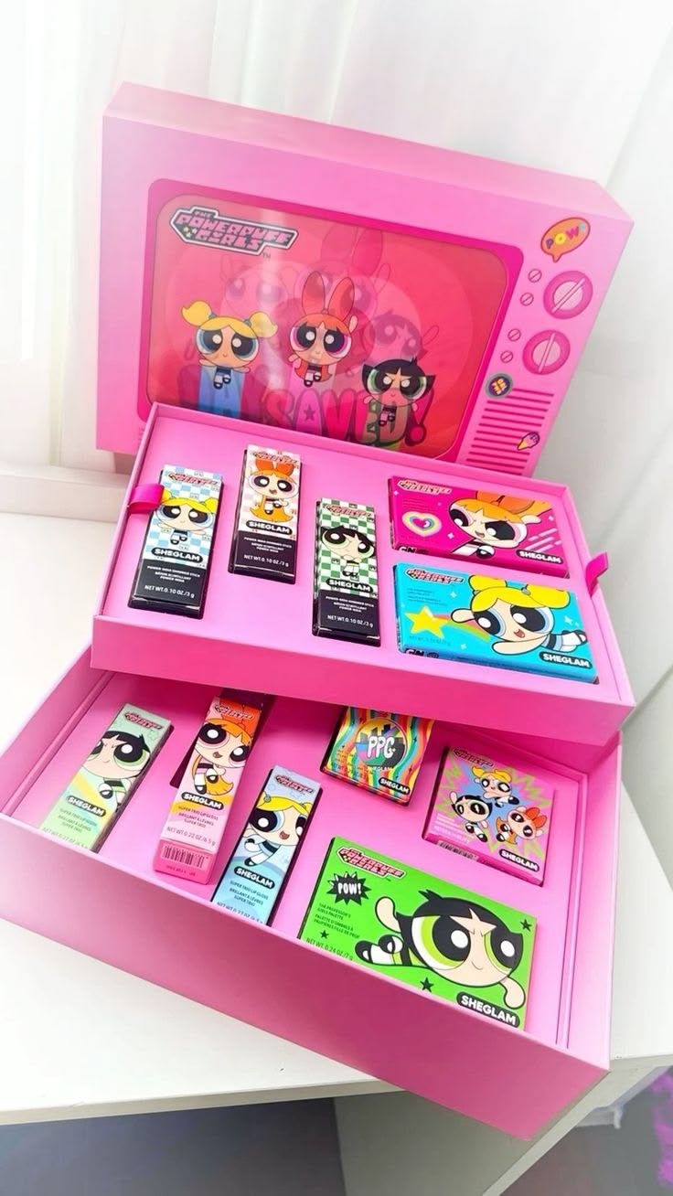 Sheglam×Powerpuffgirls makeup kit